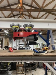 2000 Lb. Electric Hoist With Remote Control Heavy Duty Hoisting System Brand New