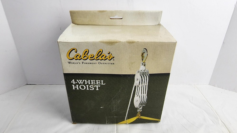 Cabela’s 4 Wheel Hoist Gambrec System (FB131-420300-01) w/ Box – Complete