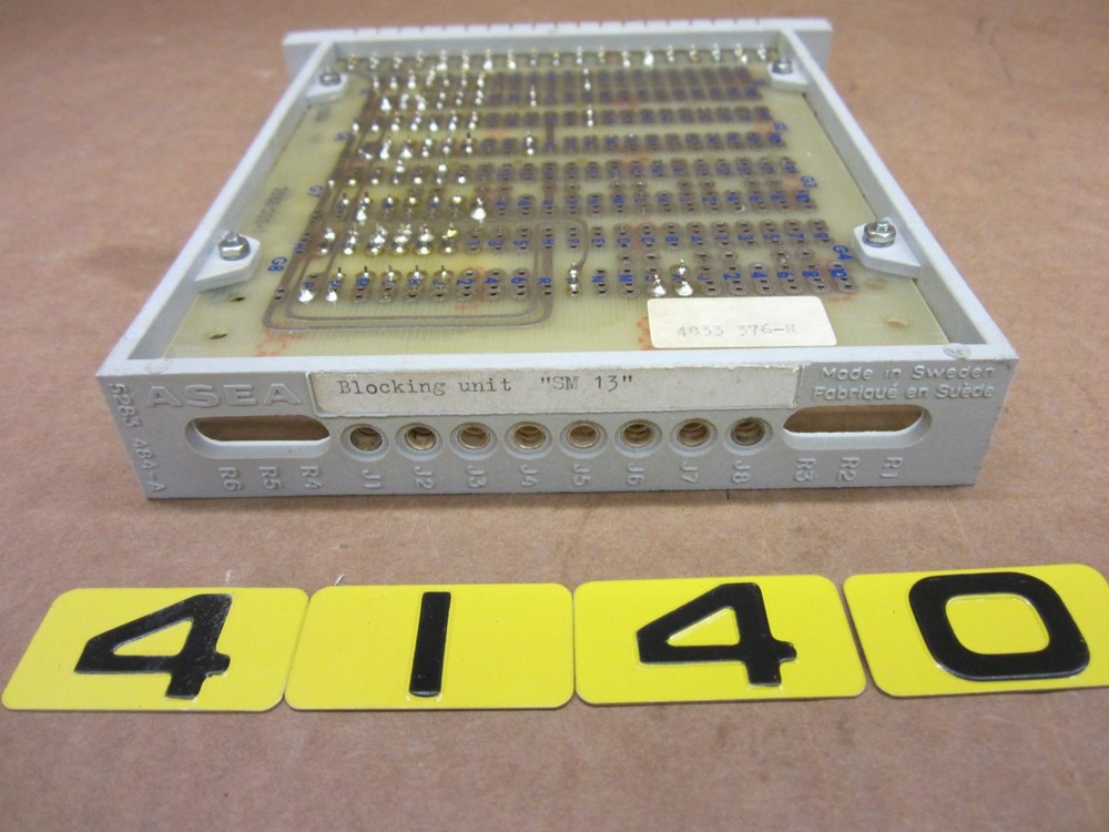 P & H HARNISCHFEGER 80Z293D11 ASEA BLOCKING UNIT SM 13 4833 376-N