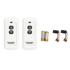 3-in-1 Portable Electric Hoist W/2 Remote Controls For Lifting Towing 1100Lbs