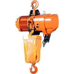 Electric Chain Hoist Three Phase Crane Hoist 4400 lb 2 ton Load 20 ft Lift