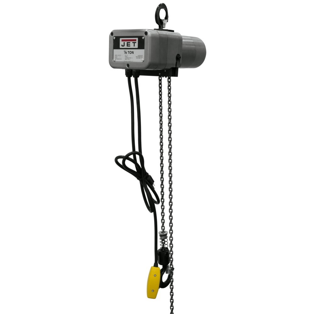 Jet JSH-275-20 1/8 Ton Electric Chain Hoist 115V 20′ Lift