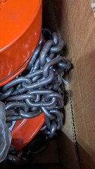 CMCO CYCLONE SERIES 646 MANUAL HAND CHAIN HOIST – 1 TON CAPACITY – 8 FT LIFT