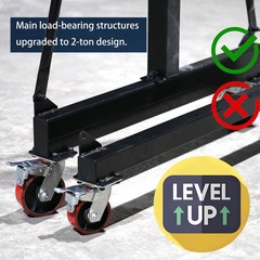 Electrical Adjustable Gantry Crane with Electrical Hoist and Trolley 2200 Lbs…