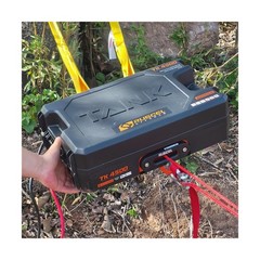 RUGCEL WINCH Portable Winch 12V DC Electric Utility winch,4500lb/2041kg Singl…