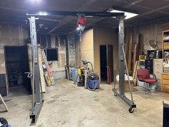 2000 Lb. Electric Hoist With Remote Control Heavy Duty Hoisting System Brand New