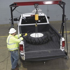 Strongway Electric Chain Hoist, 1-Ton Load Capacity, 9.8ft. Lift