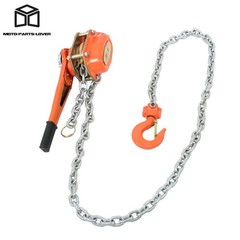 Wrench Block Steel Hoist Manual Lever Chain Hoist 6600lb Capacity 10ft G80 Chain