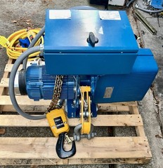 Demag Hoist DKUN 10-1000KV1, SWL 2/1 : 2500LBS, 3-PH, 4,82HP, 3380 RPM, 60 HZ