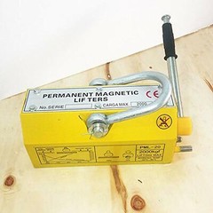 4400lb/2000KG Steel Magnetic Lifter Heavy Duty Crane Hoist Lifting Magnet