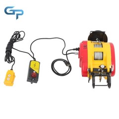 1100 LBS Winch Wire and Wireless Remote Control 2in1 Portable Electric Hoist