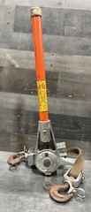 Chance Hoist 1 Ton Hot Stick Ratcheting Strap Hoist. Item ID #55 Used Surplus