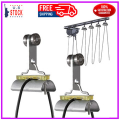 Cable Trolley for Electric Hoist Cable,C Track Rail Festoon Cable Trolley System