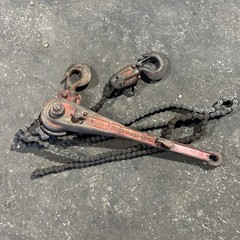 Coffing Company Ratchet Lever Model A-1 Hoist 1 Chain 3/4 TON 2 Chains 1 1/2 TON