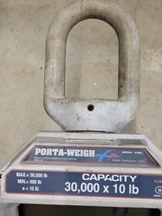 Porta-Weigh X-Plus MSI-4300 30,000 X 10 lbs Hanging Portable Crane Scale