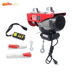 1760lbs 1350W Electric Hoist 328ft Wireless Remote Control for Garage Warehouse