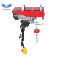 Mini Electric Hoist 1320lbs 14ft Wired Remote Control 20-40ft Height 110V 1150W