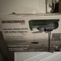 Sportsman Series Electric Game Hoist 440 lb Max Capacity MPN 220/440LB