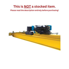 SHAW-BOX SK WIRE ROPE HOIST – 2 TON, 31 FPM, 66 FT. LIFT, TOP RUNNING