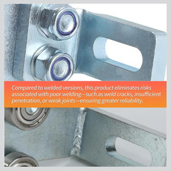 Electric Hoist Trolley Assembly for Garage Systems – 6 Wheel Rollers