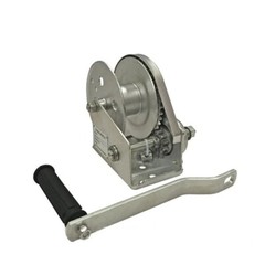 1200/1800/2600 lbs Manual Winches Bi-Directional Self-Locking Stainless Steel