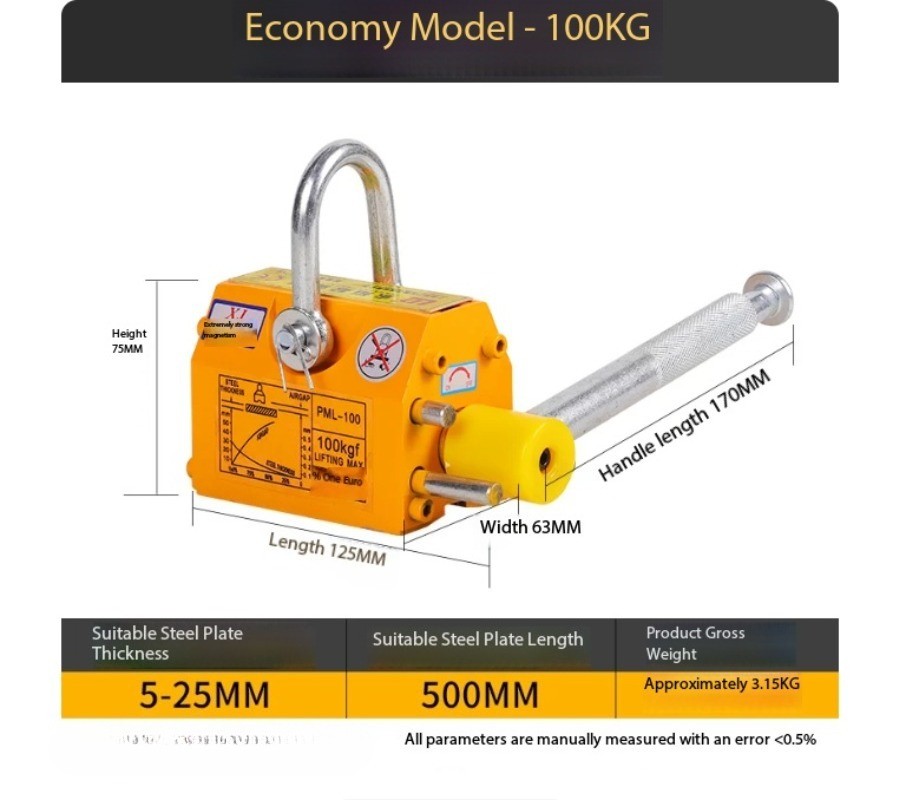 Permanent Magnet Lifting Device High-Power Magnetic Chuck Lifting Magnet