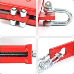 4000 LBS Load Leveler Shop Crane Cherry Picker with 2 Chains, Steel Chain Hoi…