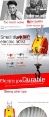 Little King Kong Mini Electric Hoist Motor 220V Small Hoist for Domestic Use