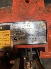 GARDNER DENVER AIR HOIST