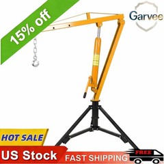 NEW Hydraulic Pickup Truck Crane 1000lb Hitch Mounted 360° Swivel