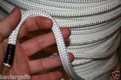 30 Feet NEW 1/2″ Double Braid Rope 7400Lbs BREAKING STRENGTH from 2023 Stock