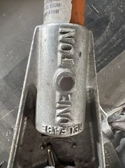 Chance Hoist 1 Ton Hot Stick Ratcheting Strap Hoist. Item ID #35. Used Surplus