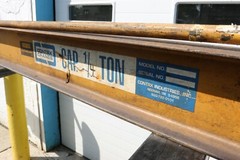 500 LB X 15′ CONTRX WALL MOUNTED JIB CRANE: YODER #70702