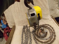 Quality USA Aluminum Alloy 8261 BUDGIT 1/2 Ton Hoist Chain fall 12 feet Lift