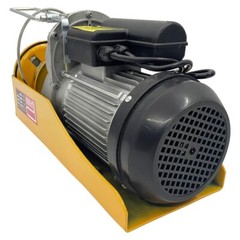 220V Electric Rope Hoist Winch with Wire Rope and Mount Plate 2000 lb