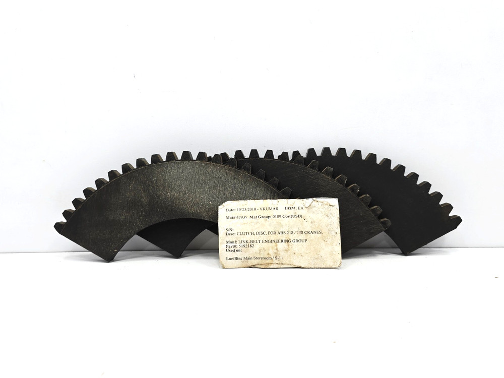5192182 DISC CLUTCH FOR ABS 218/238 CRANES LINK BELT