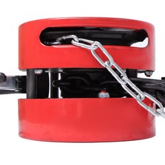 6600lbs 10ft Manual Steel Hand Chain Hoist Puller Block W/ 360° Swivel Hooks