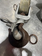 Chance Hoist 1 Ton Hot Stick Ratcheting Strap Hoist. Item ID #52 Used Surplus