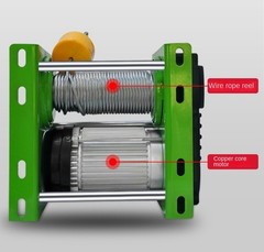 220V/380V Crane Hoist Electric Hoist Household Quick Lift Small Electric Crane