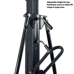 AGT Portable Gantry Crane 1000 lbs Capacity Adjustable 94-144 in Heavy Frame