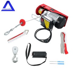 880lbs Automatic Lift Electric Hoist with 328ft Wireless Remote Control 110V