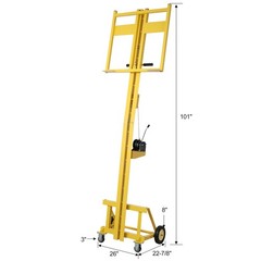 Drywall panel lift for walls, Load capacity 150LBS Heavy Duty Drywall Lifter