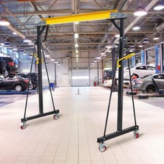 1 Ton 2000-Lb/2 Ton 4000-Lb Loading Capacity Adjustable Gantry Crane for Car