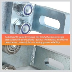 Electric Hoist Trolley Assembly – 6 Wheel Rollers for Garage Hoist Systems, Fits