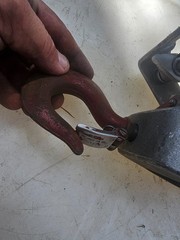 Lincoln LUG-ALL 3000 lbs Ratcheting Cable Hoist USA No handle – Works Great