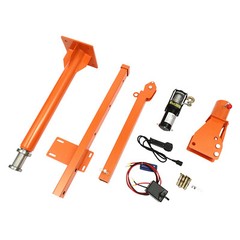 1100 LB Truck-Mounted Crane Hoist Truck-Mounted Crane with 12V Electric Winch