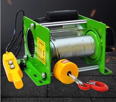 220V Wireless Remote Control Crane 1 Ton Electric Hoist Fast Heavy Duty