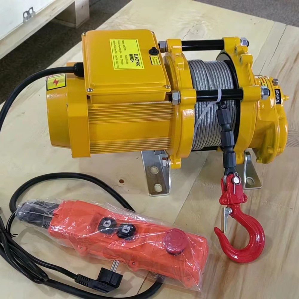 Fast Electric Winch 400 kg Mini Winch with 30m 60m Wire Electric Hoist