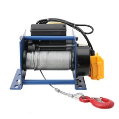 11m/min Electric Wire Rope Hoist 1000W micro electric winch set 200-400kg 30m
