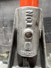 Chance Hoist 1 Ton Hot Stick Ratcheting Strap Hoist. Item ID #27. Used Surplus